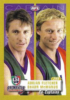 2001 ESP AFL Team & Player Stickers #299 Adrian Fletcher/Shaun McManus Front